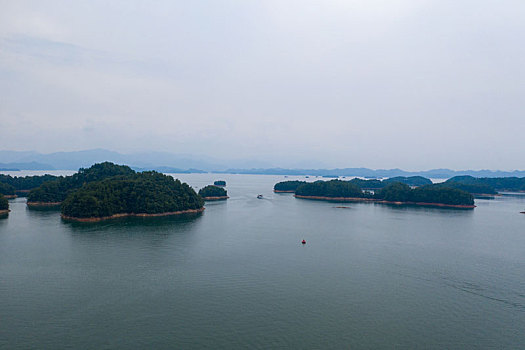 航拍千岛湖风光