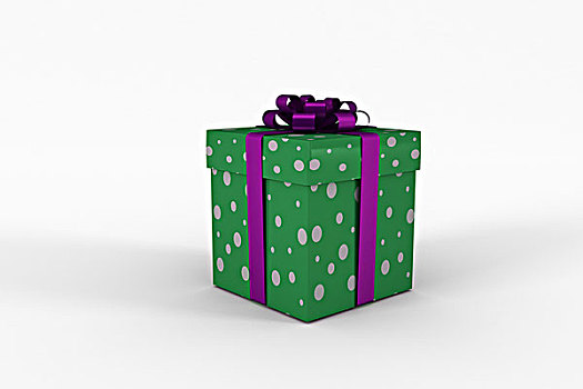 紫色,绿色,礼盒