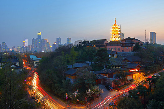 南京鸡鸣寺夜景