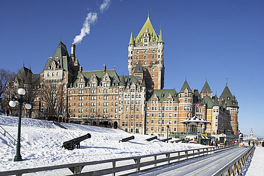 费尔蒙特,夫隆特纳克城堡,魁北克老城,魁北克城,魁北克,加拿大