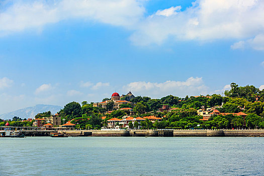 中国厦门鼓浪屿全景