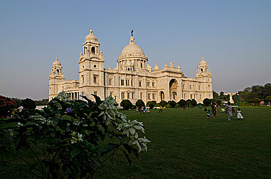 维多利亚纪念馆,加尔各答,西孟加拉,印度,亚洲