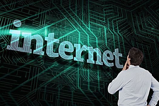 互联网,绿色,黑色,电路板