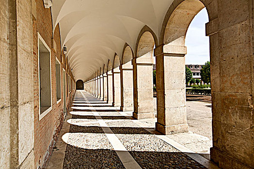 拱廊,马德里皇宫,宫殿,阿兰费斯,西班牙,欧洲