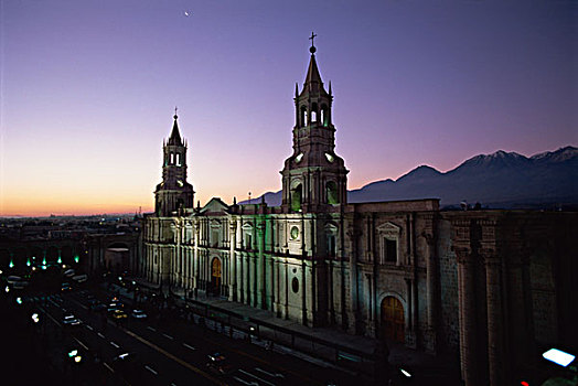 大教堂,阿玛斯,阿雷基帕,秘鲁