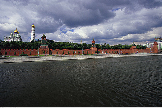 克里姆林宫,墙,莫斯科,俄罗斯