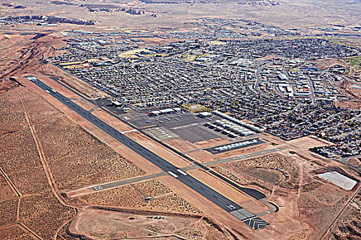 飞机跑道,城市,机场,亚利桑那,美国
