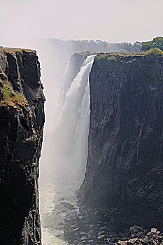 非洲,南非,津巴布韦,省,北方,瀑布,维多利亚,国家公园,莫西奥图尼亚,赞比西河