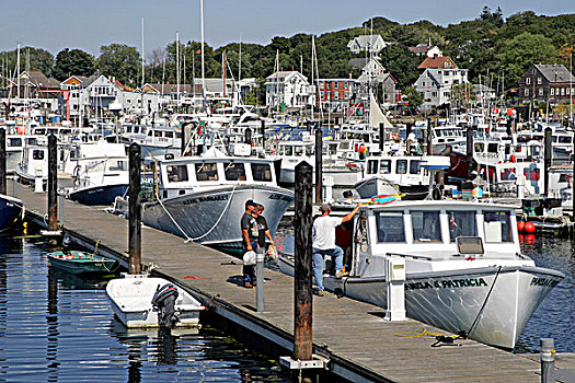 打渔船队,马萨诸塞,新英格兰,美国
