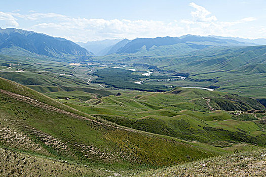 新疆喀拉峻草原峡谷