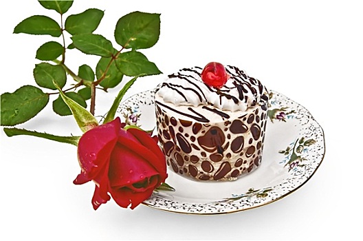 蛋糕,玫瑰