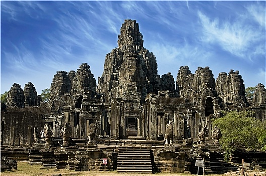 古老,庙宇,吴哥窟,柬埔寨