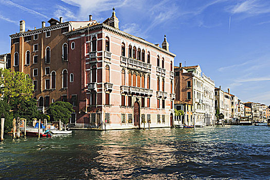 建筑,船,大运河,威尼斯,意大利