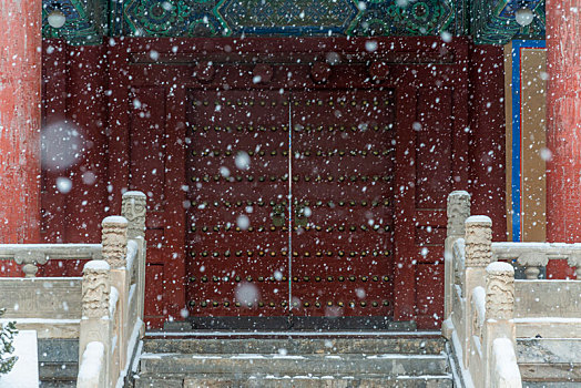 太庙冬雪