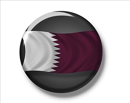 扣,旗帜,卡塔尔