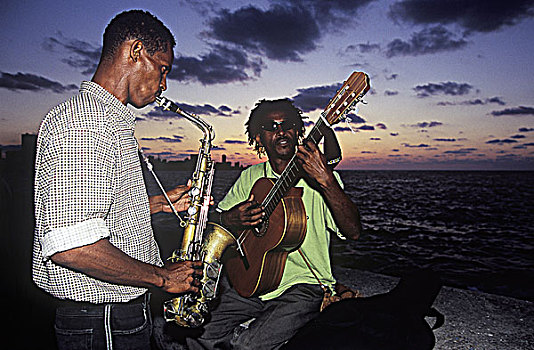音乐人,马雷贡,哈瓦那,古巴