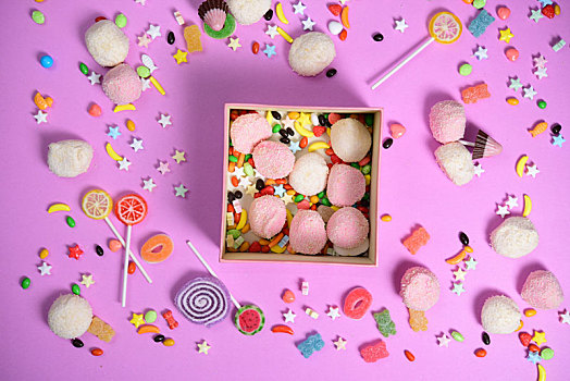 马卡龙,糖果,派对