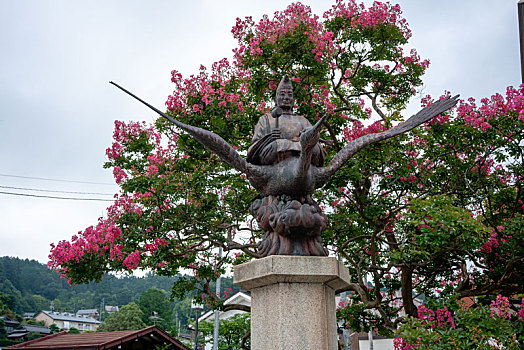 日本城市神话人物雕塑