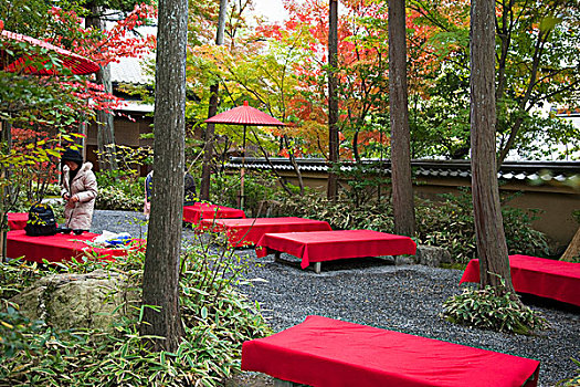 座椅,金阁寺,京都,日本