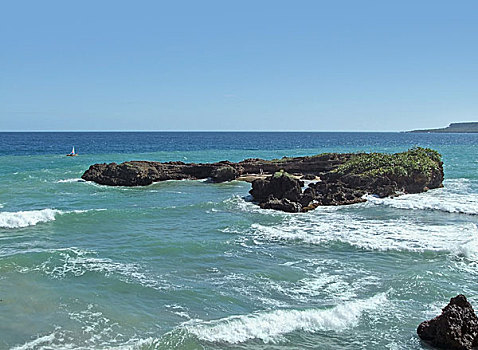 多米尼加共和国,沿岸,风景