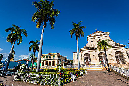 特立尼达,马约尔广场,古巴