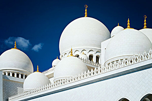 阿布扎比,白色,清真寺