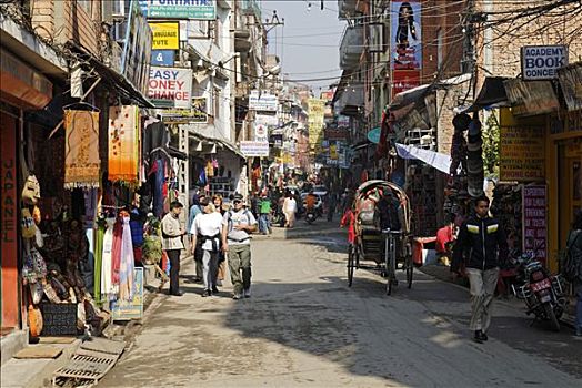 街景,加德满都,尼泊尔