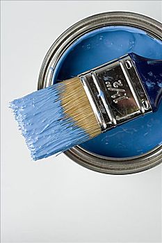 上油漆,蓝色,颜料