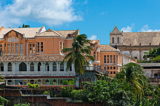 古建筑,贝罗乌迪诺,地区,萨尔瓦多,世界遗产,巴伊亚,巴西,大幅,尺寸