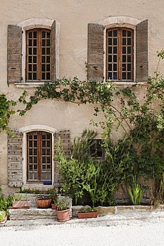 建筑,老,房子,普罗旺斯,法国