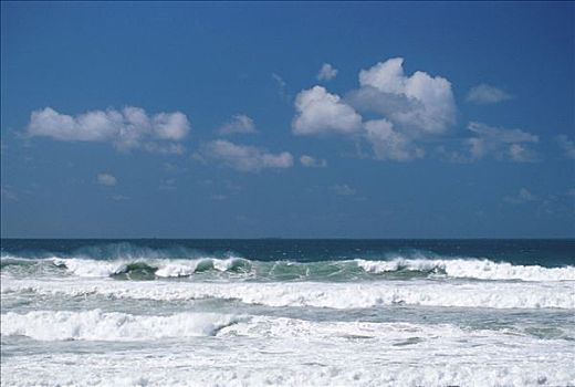 海浪,大西洋,海洋,阿尔加维,葡萄牙