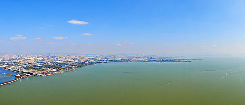 滇池全景图片图片