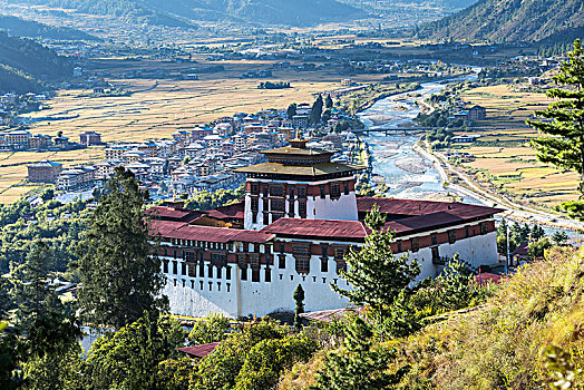 宗派寺院,不丹,山谷
