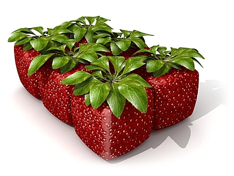 立方体,草莓