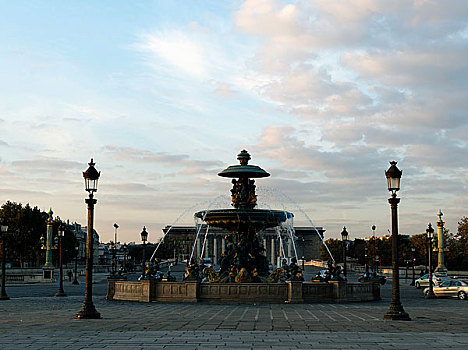 法国协和广场·喷泉