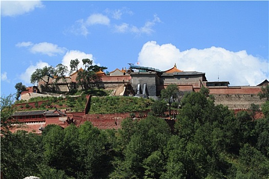 菩萨顶,寺庙,五台山,中国