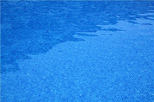 游泳池,蓝色,砖瓦,图案,纹理,倒影