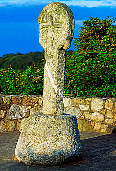 站立,石头,威克洛郡,爱尔兰