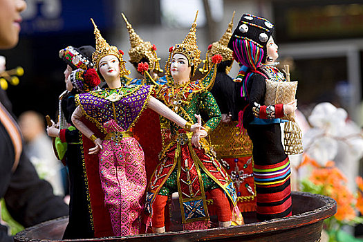 清迈,纪念品,娃娃,金三角,泰国