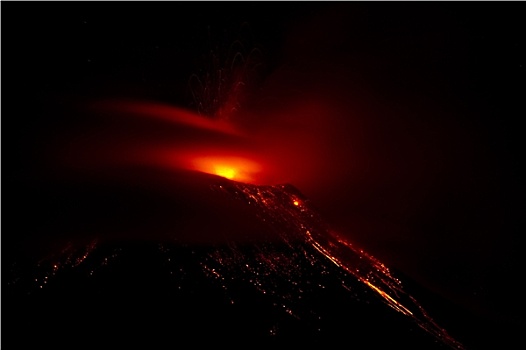 火山岩,爆炸