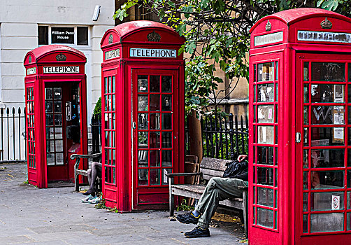 腿,一个,男人,女人,风景,伦敦,老,电话亭