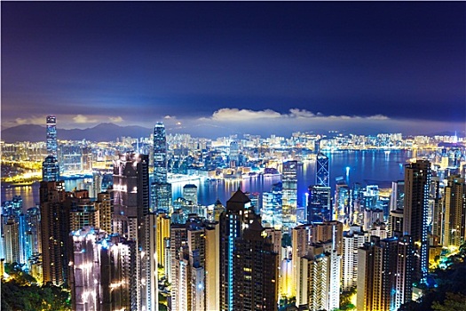 城市,香港,顶峰