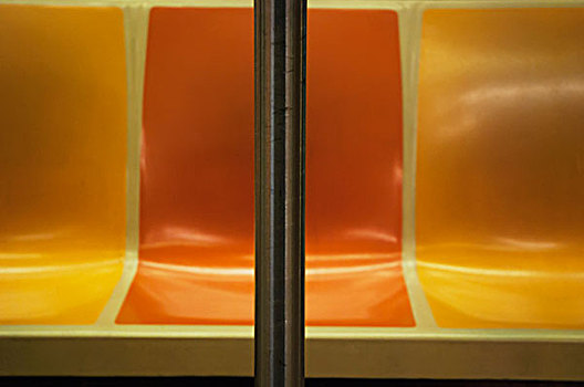 美国,纽约,特写,地铁,座椅