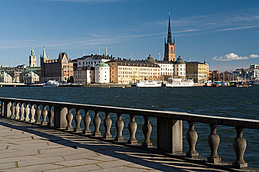 历史,城镇,骑士岛,斯德哥尔摩,瑞典,斯堪的纳维亚,欧洲
