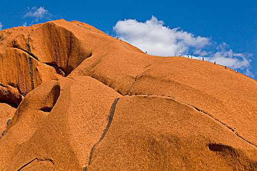 旅游,攀登,艾尔斯岩,乌卢鲁卡塔曲塔国家公园,北领地州,澳大利亚