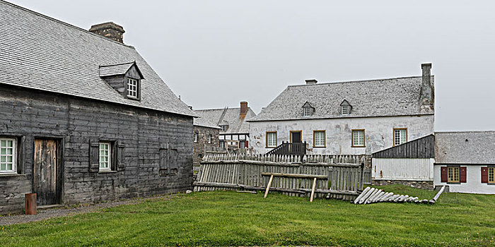 房子,乡村,要塞,露易斯堡,布雷顿角岛,新斯科舍省,加拿大