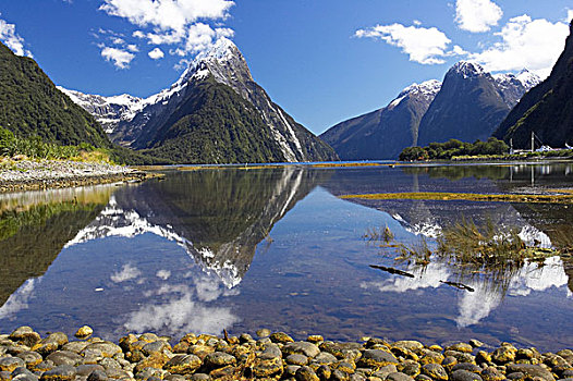 麦特尔峰,米尔福德峡湾,峡湾国家公园,南岛,新西兰