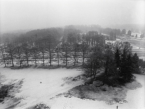 莫斯大学主楼外冬季雪景