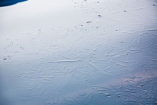 冰晶,上面,层次,淡水,表面,泻湖,楚加奇国家森林,阿拉斯加,美国