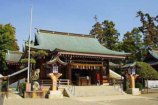 神祠,春天,熊本,日本